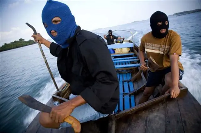 حمله دزدان دریایی به یک شناور در سواحل اندونزی