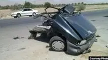 تصادف مرگبار کامیون، مینی‌بوس و پراید در محور دماوند+ فیلم
