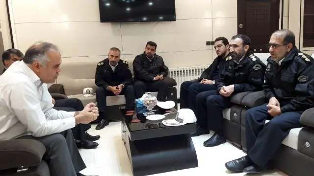 دیدار مدیر کل راهداری و حمل و نقل جاده ای لرستان با رئیس پلیس راه استان