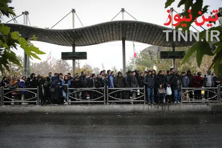 برف و ترافیک تهران
