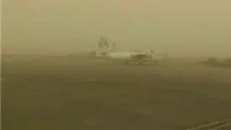 لغو پروازهای نجف و بغداد به دلیل گردوغبار و نبود دید کافی‌