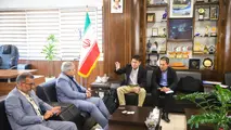 بازدید نماینده سازمان تجارت خارجی ژاپن در تاشکند از بندر شهید رجایی