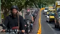 جولان موتورسواران در مسیرهای ویژه دوچرخه