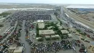 فیلم| سرقت از کامیون در پایانه بندر امام/ درخواست کمک رانندگان از پلیس امنیت 