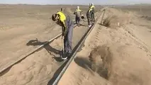 خط ریلی زاهدان- کرمان درمحاصره طوفان‌ شن