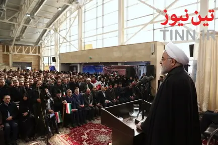 مراسم افتتاح راه آهن میانه - بستان آباد