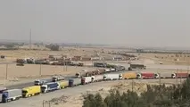 میزان ترانزیت سه‌ماهه اول سال‌جاری از پایانه مرزی مهران

