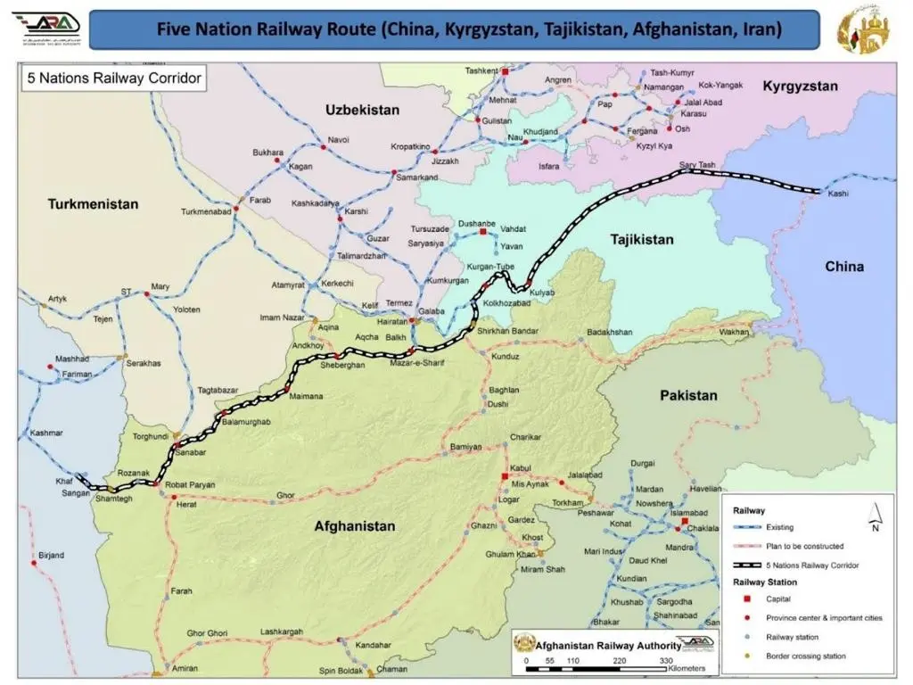راه آهن خواف هرات برای پیوند ریلی ایران و افغانستان