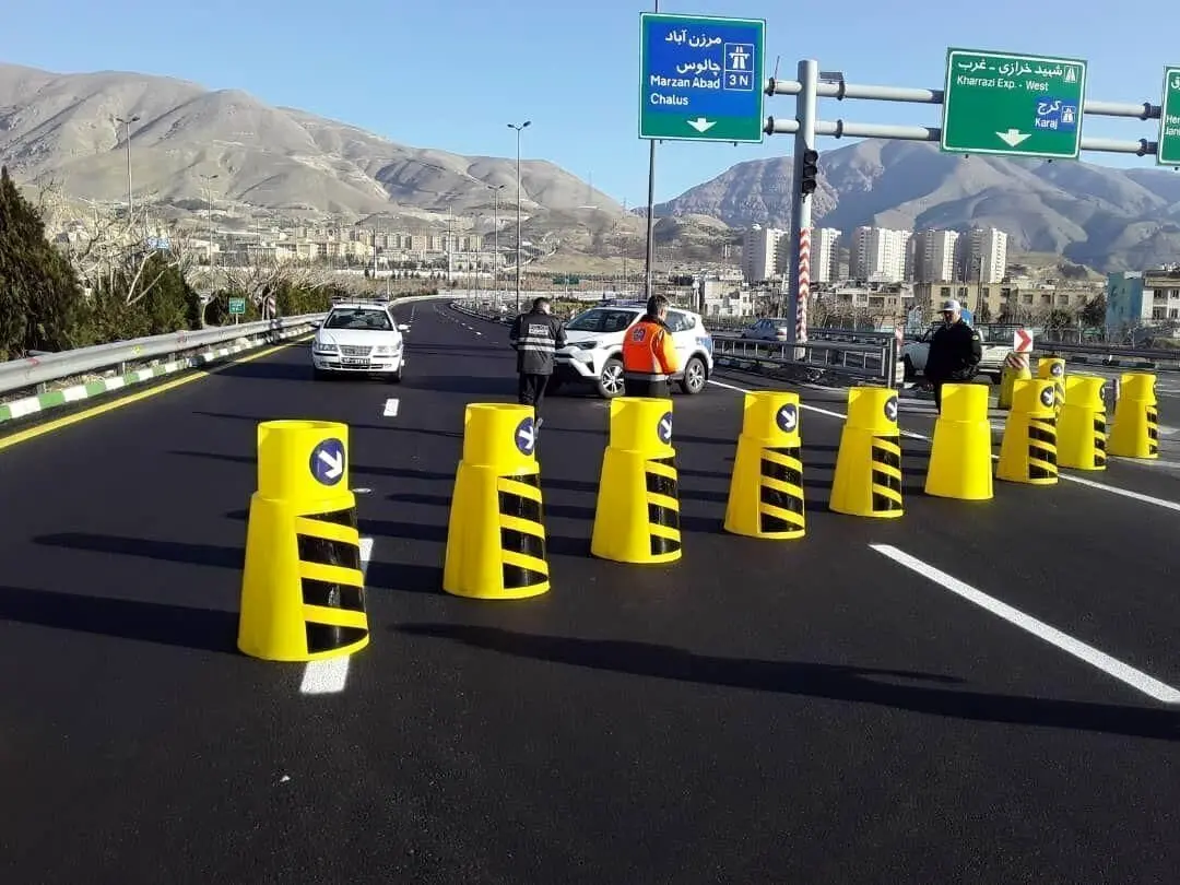 ممنوعیت تردد در کیلومتر یک تا ۶ جاده چالوس