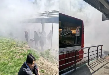 اطلاعیه اتوبوسرانی تهران در مورد انتشار دود در اتوبوس BRT+ عکس