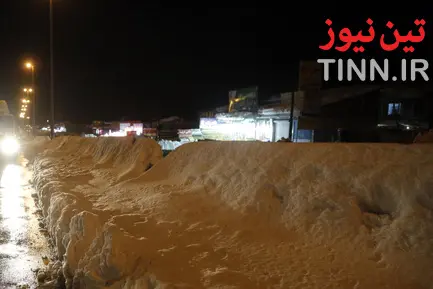 ترافیک سنگین در جاده‌های برفی گیلان