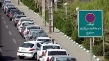 بی‌توجهی رانندگان به ممنوعیت توقف در حاشیه بزرگراه‌ها