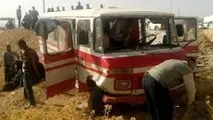 واژگونی مینی بوس حامل دانش آموزان در مازندران 16 زخمی بر جای گذاشت