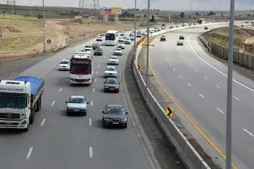 جدول وضعیت ترافیک لحظه‌ای راه‌های اصلی و فرعی استان تهران- ۳

