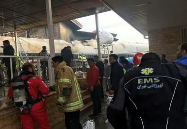 Boeing 707 cargo plane crashes west of Tehran