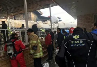 Boeing 707 cargo plane crashes west of Tehran