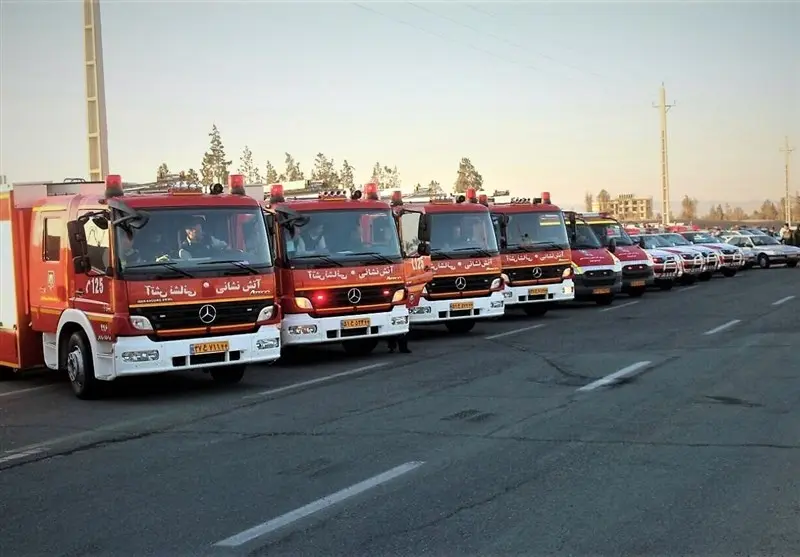  استقرار ۲۶۰ آتش‌نشانان در  تهران 