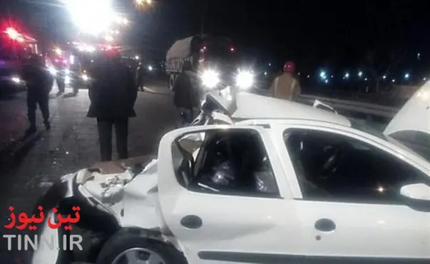 تصادف در محور ساوه - بوئین زهرا ۳ کشته برجای گذاشت