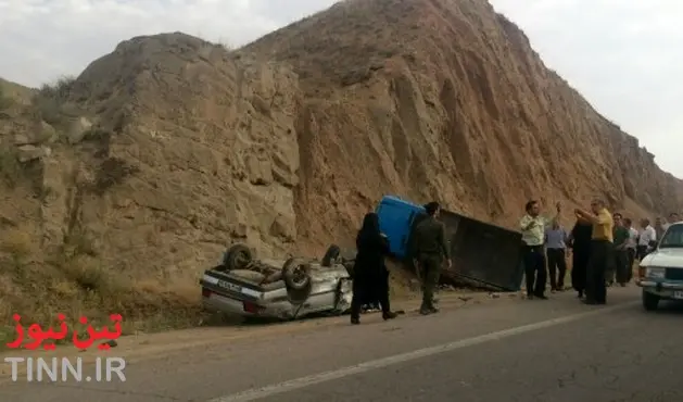 سه کشته و سه زخمی در تصادف خودروی حامل اتباع افغانی با تریلر در سقز