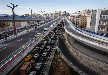 
بهره‌برداری آزمایشی پل تقاطع غیرهمسطح بزرگراه شهید چمران
