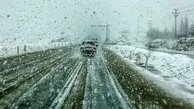 جاده های کشور برفی شد/ ترافیک سنگین در برخی جاده ها