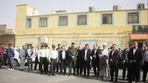 رونمایی از نماد قطار و نامگذاری رسمی میدان راه‌ آهن قم