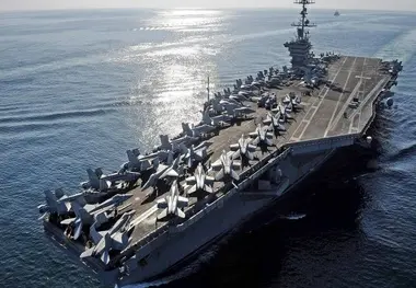 استقرار بزرگ ترین ناو هواپیمابر آمریکا در دریای کارائیب؛ افزایش تنش با ونزوئلا