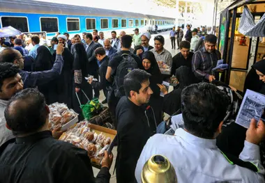 افزایش ۱۹ درصدی جابه جایی زائران اربعین با قطار در سال ۱۴۰۴