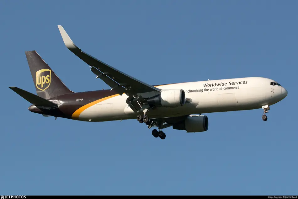 UPS Boeing 767 Engine Shuts Down in Flight over Atlantic