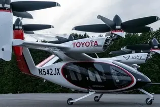 تاکسی هوایی برقی تویوتا پرواز کرد