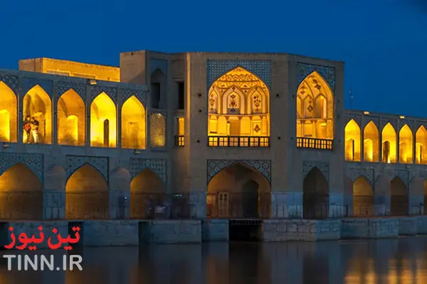 عکس| پل خواجو اصفهان از نمای هوایی