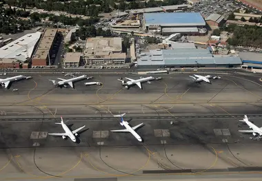 فرودگاه ها با تمام امکانات پای کار اربعین هستند