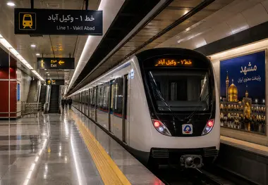 سرویس دهی رایگان قطار شهری مشهد در روز اربعین حسینی