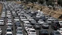 ترافیک سنگین در آزادراه کرج-تهران