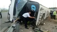 واژگونی اتوبوس در جاده شاهرود به دامغان/ 3 نفر کشته و 28 نفر مصدوم شدند