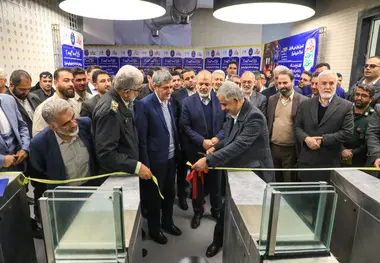 ایستگاه دولت و رحمت خط ۲ مترو شیراز افتتاح شد