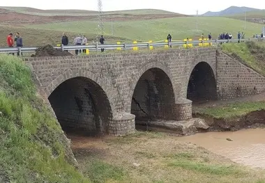 راه موقت کنار گذر در مسیر اردبیل - سرچم دایر می شود