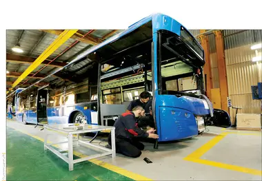 تولید ۵۸۰ دستگاه اتوبوس در کشور