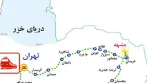 شبیه‌ سازی لوکوموتیو زیمنس در مسیر راه آهن تهران مشهد