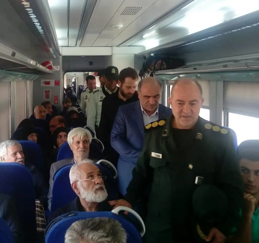 قطار خرمشهر شلمچه بیست وچهارساعته شد