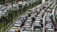نبود ترافیک در بزرگراه‌های شهر تهران 