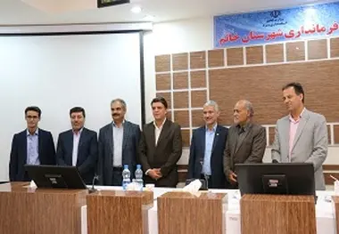 قاسمی پناه رئیس جدید راهداری و حمل و نقل جاده‌ای شهرستان خاتم شد
