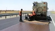 اجرای عملیات عمرانی در جاده کرج - چالوس