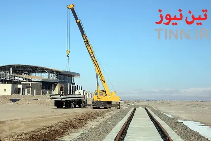 آغاز عملیات ریل گذاری راه آهن اردبیل - میانه