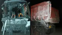 هفت مصدوم در برخورد اتوبوس با کامیون
