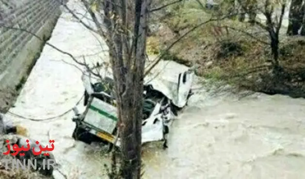 مرگ دو سرنشین یک خودرو به دلیل سقوط در رودخانه سیاه اسطلخ رشت