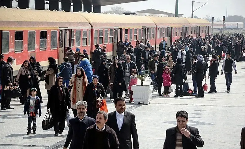 رشد 9 درصدی سفر با قطار در نوروز امسال