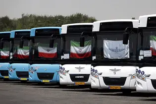 فیلم| تحویل اتوبوس‌ های جدید به ناوگان اتوبوسرانی تهران 