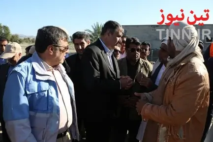 بازدید وزیر راه و شهرسازی از مناطق سیل‌زده شهرستان جاسک