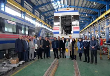 بازدید مدیران کرمانشاه از ظرفیت‌ های تولید مترو در ایریکو